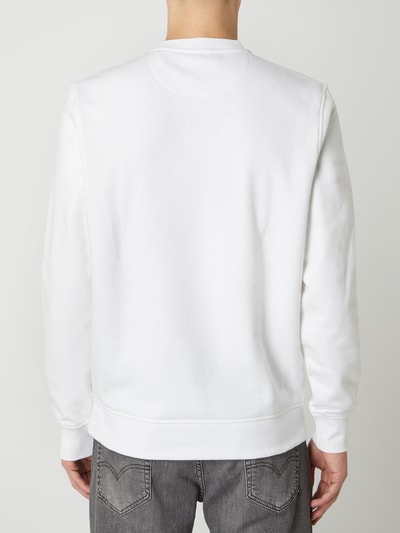 Lacoste Sweatshirt mit Logo Weiss 5