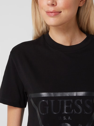 Guess Activewear T-shirt o pudełkowym kroju z logo model ‘Adele’ Czarny 3