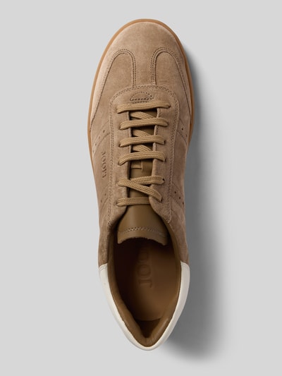 JOOP! SHOES Leren sneakers met labelopschrift, model 'velluto misto ike' Beige - 3
