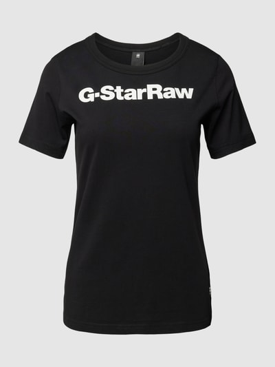 G-Star Raw T-Shirt mit Label-Print Black 2