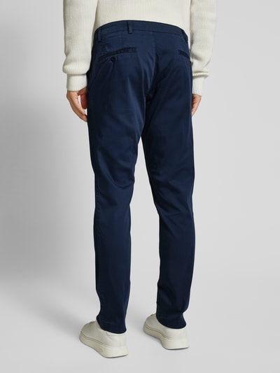 Carl Gross Chino met steekzakken, model 'Tomme' Blauw - 5