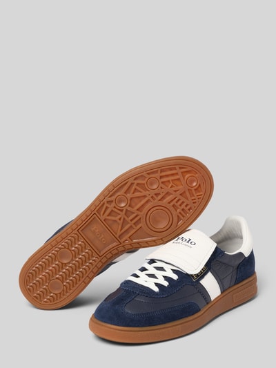 Polo Ralph Lauren Sneakersy z naturalnej skóry bydlęcej model 'BEDFORD' Ciemnoniebieski 4