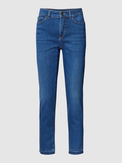 Marc Cain Regular fit jeans met contrastnaden Jeansblauw - 2