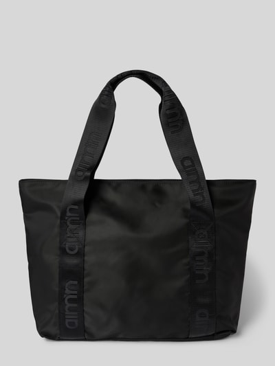 AIMN Tote Bag mit Label-Tragehenkeln Black 4