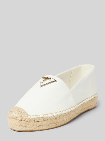 Guess Espadrilles mit Logo-Applikation Modell 'JOLANDY' Offwhite 1