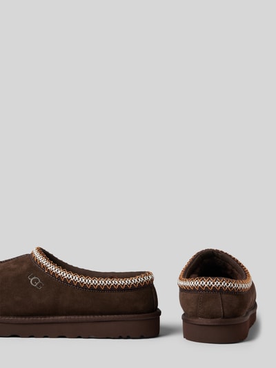 UGG Pantoffels met rand Donkerbruin - 2