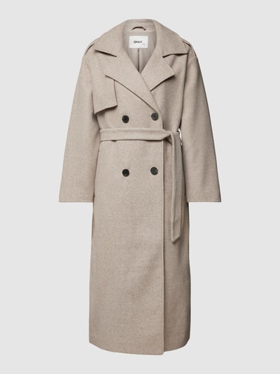 Only Trenchcoat in melierter Optik Modell 'NANCY' Beige Melange 2