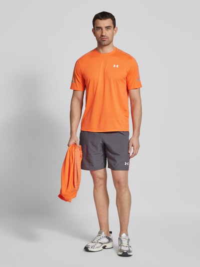 Under Armour T-Shirt mit Label-Print Orange 1