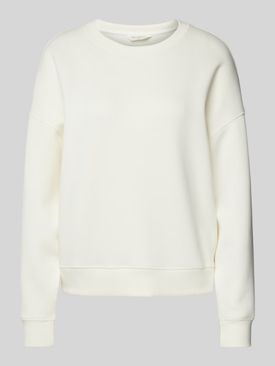 MSCH Copenhagen Oversized Sweatshirt mit gerippten Abschlüssen Modell 'Ima' Offwhite 1