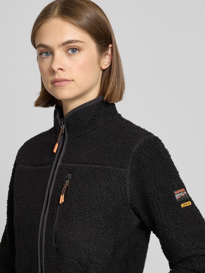Superdry Kurtka z futerka Czarny 3