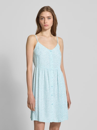 Pieces Sukienka casualowa z lejącego materiału ze wzorem na całej powierzchni model ‘TALA’ Jasnoniebieski 4