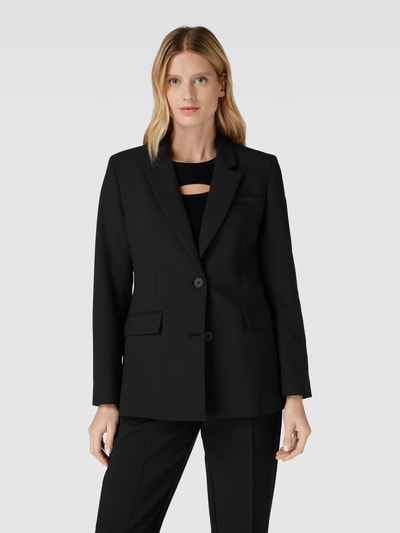 Selected Femme Blazer met klepzakken, model 'RITA' Zwart - 4