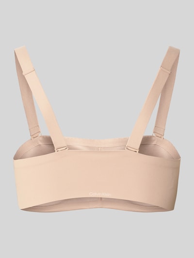 Calvin Klein Underwear BH mit abnehmbaren Trägern Modell 'Invisible' Beige 3