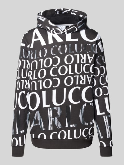 CARLO COLUCCI Hoodie mit Kapuze Black 2