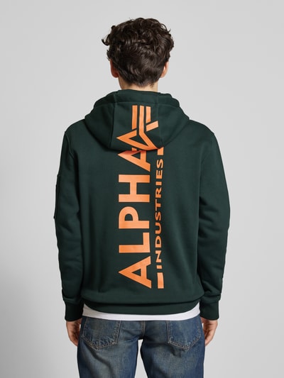 Alpha Industries Bluza z kapturem Petrol 5