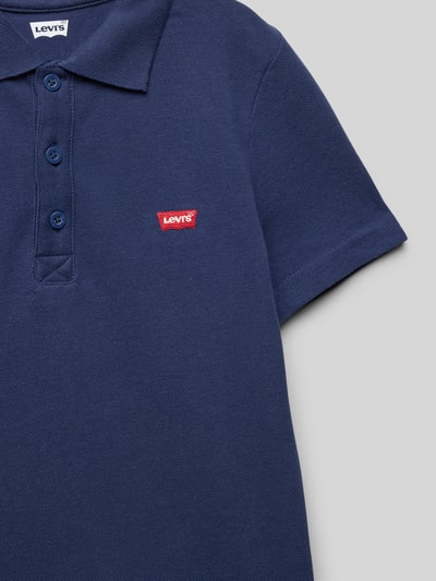 Levi’s® Kids Poloshirt mit Label-Stitching Modell 'BATWING' Marine 2