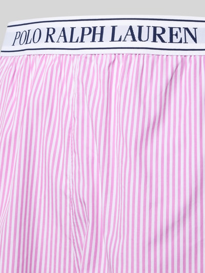 Polo Ralph Lauren Regular Fit Pyjama Shorts aus reiner Baumwolle Pink 2