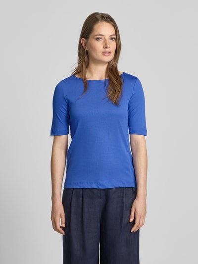 Christian Berg Woman T-Shirt mit U-Boot-Ausschnitt Blau 4