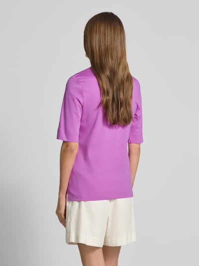 Christian Berg Woman Regular fit poloshirt met 1/2-mouwen Paars - 5