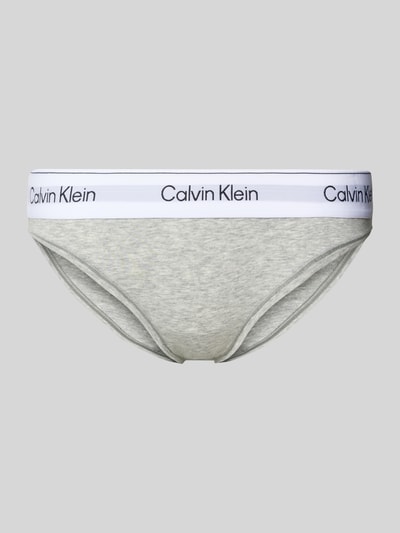 Calvin Klein Underwear Slip mit elastischem Logo-Bund Hellgrau 1