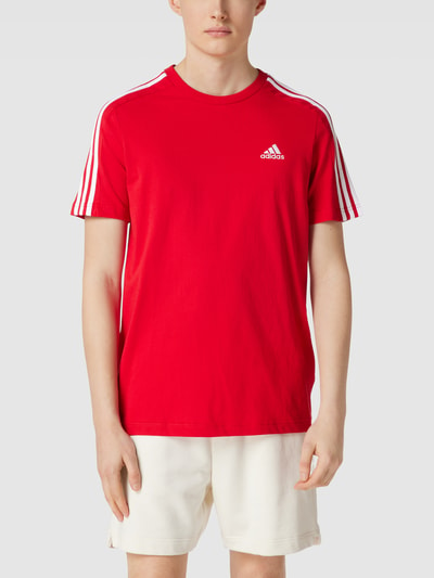 ADIDAS SPORTSWEAR T-Shirt mit Label-Stitching Rot 4