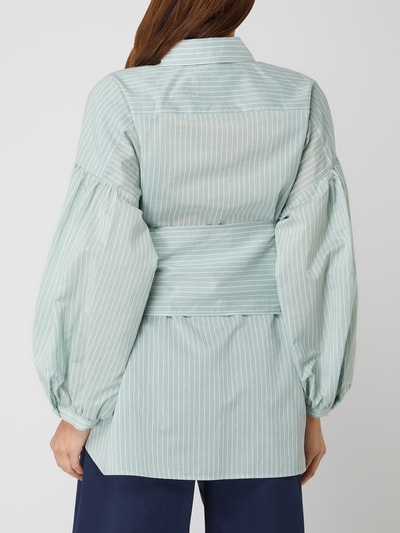 MAX MARA WEEKEN Oversized blouse met zijde, model 'Baleari' Mintgroen - 5