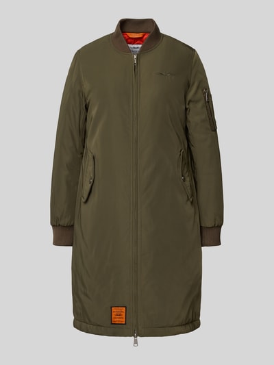 Original Bombers Parka met opstaande kraag en tweewegsritssluiting Kaki - 2