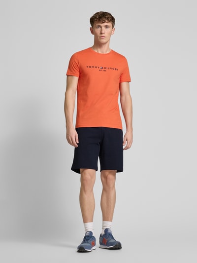 Tommy Hilfiger Sweatshorts mit elastischem Bund Marine 1