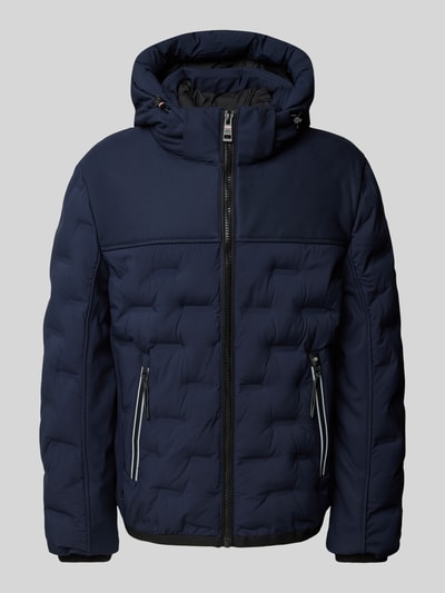 Tom Tailor Hybrid Jacke mit abnehmbarer Kapuze  Marine 2