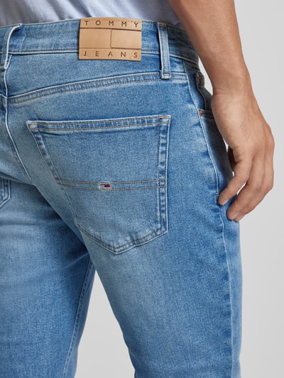 Tommy Jeans Slim Fit Jeans im 5-Pocket-Design Modell 'SCANTON' Jeansblau 3