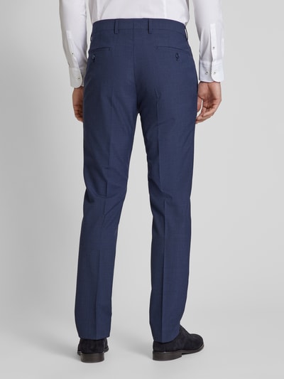 HECHTER PARIS Slim fit pantalon met persplooien Marineblauw - 5