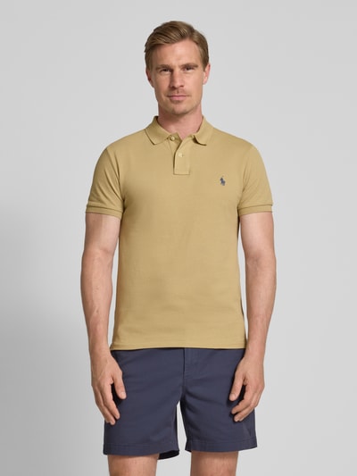 Polo Ralph Lauren Poloshirt mit Label-Stitching Beige 4