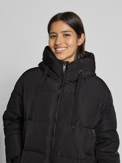 MOS MOSH Płaszcz puchowy zapinany na zamek błyskawiczny dwustronny Czarny 3