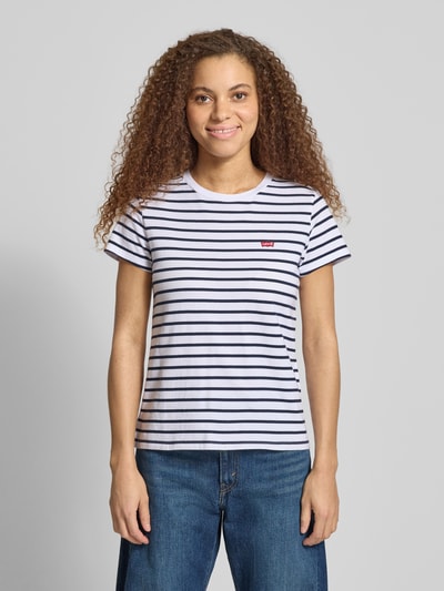 Levi's® Regular Fit T-Shirt aus reiner Baumwolle Marine 4