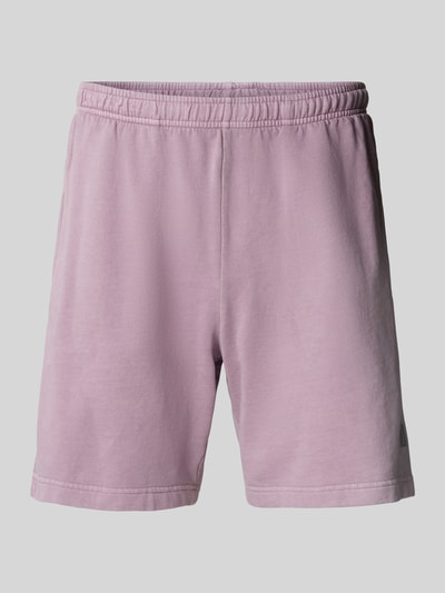 Mazine Regular fit sweatshorts met labeldetail Oudroze - 2