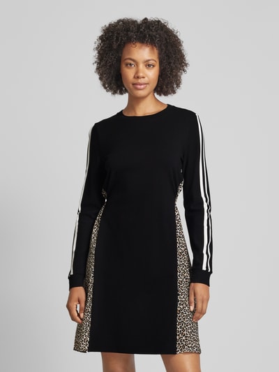 Marc Cain Knielanges Kleid mit Rundhalsausschnitt Black 4