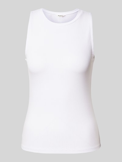 Object Tanktop in Ripp-Optik Modell 'Jamie' Weiss 2