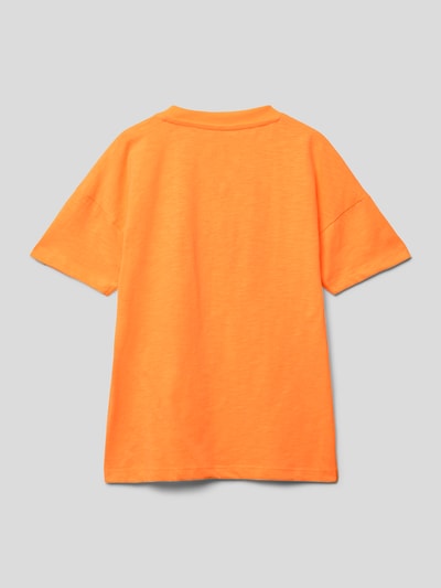 Garcia T-shirt met motiefprint Oranje - 3