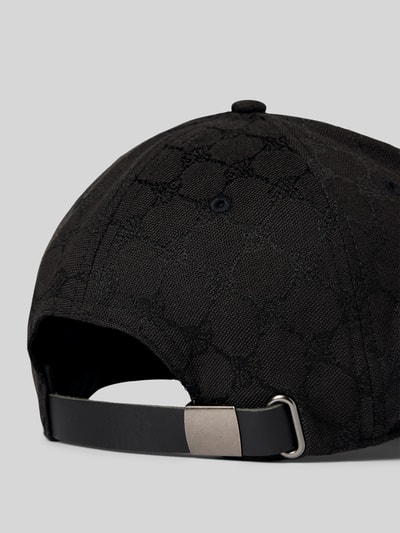 JOOP! Collection Basecap mit Allover-Muster und Label-Applikation Black 3