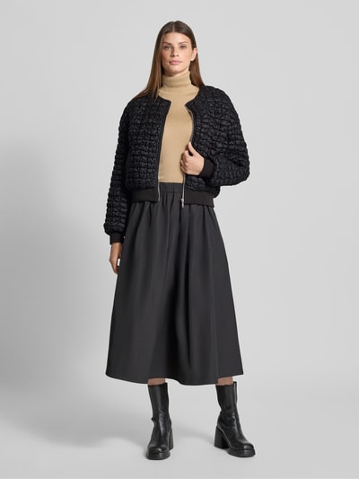 Jake*s Collection Gewatteerd jack met ritssluiting Zwart - 1