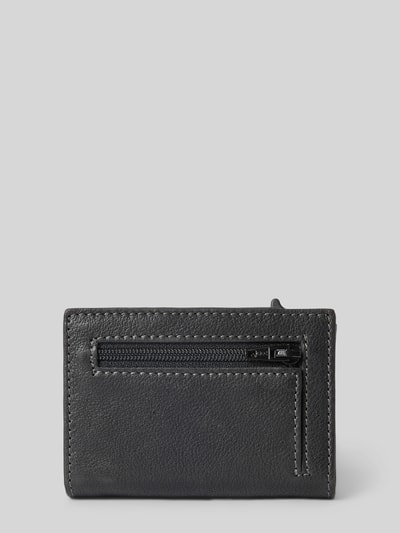 camel active Portemonnaie aus Rindsnappa mit Kartenzieher Black 2
