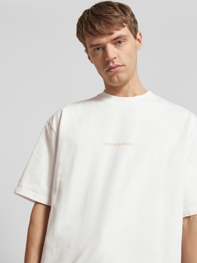 Pegador Oversized T-Shirt mit Label-Print Modell 'COLNE' Offwhite 3