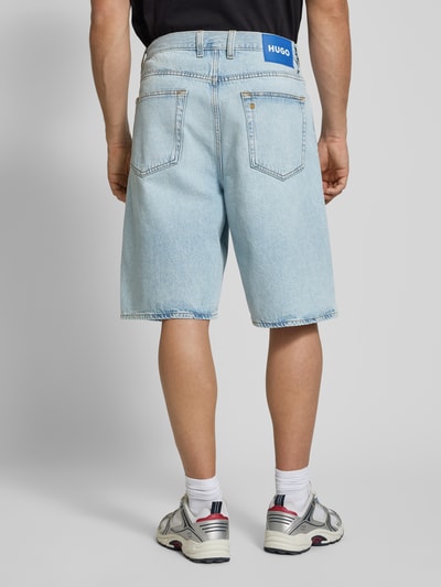 Hugo Blue Korte jeans met steekzakken, model 'MASON' Lichtblauw - 5