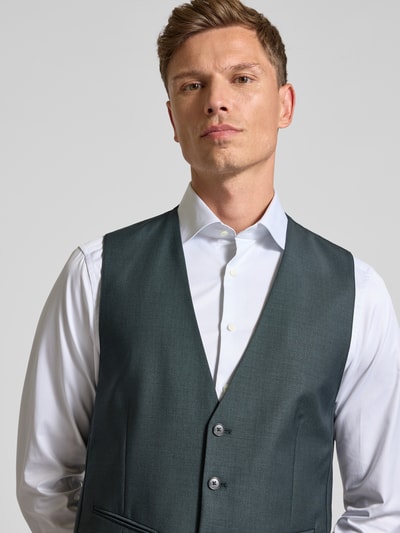 HECHTER PARIS Gilet met V-hals en strookzakken Groen - 3