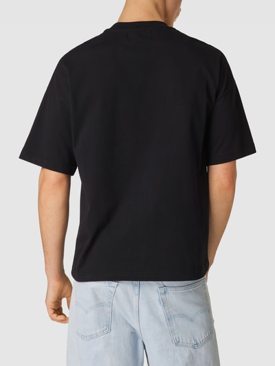 Low Lights Studios T-shirt met labelprint Zwart - 5