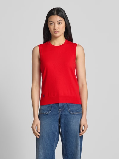 Polo Ralph Lauren Spencer met ribboorden Rood - 4