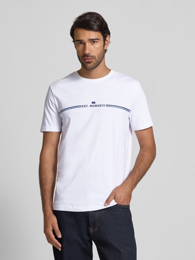 Christian Berg Men T-shirt met ronde hals Wit - 4