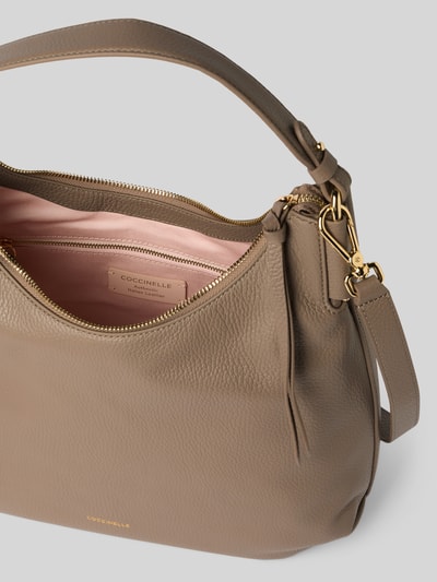Coccinelle Torba hobo z uchwytem model ‘REBEKKA’ Szarobrązowy 5
