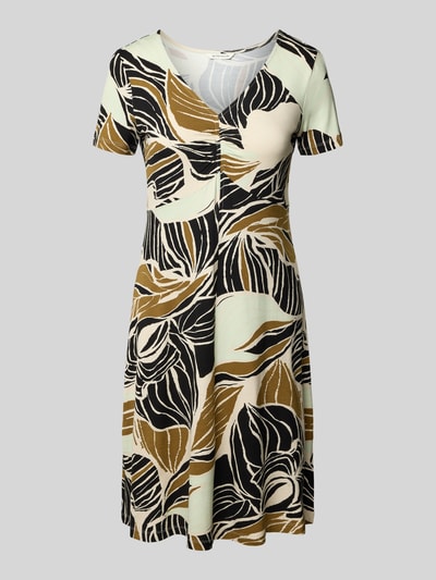 Tom Tailor Getailleerde vrijetijdsjurk van viscosemix Zwart - 2