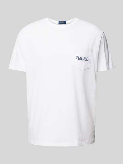 Polo Ralph Lauren T-Shirt mit Brusttasche Weiss 2